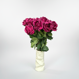 Luxe Silk Flower Bouquet Bordeaux