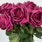 Luxe Silk Flower Bouquet Bordeaux