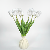 Luxe Silk Flower Bouquet Blanche