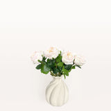 Luxury Artificial Flower Bouquet Cream