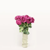 Luxury Artificial Flower Bouquet Bordeaux